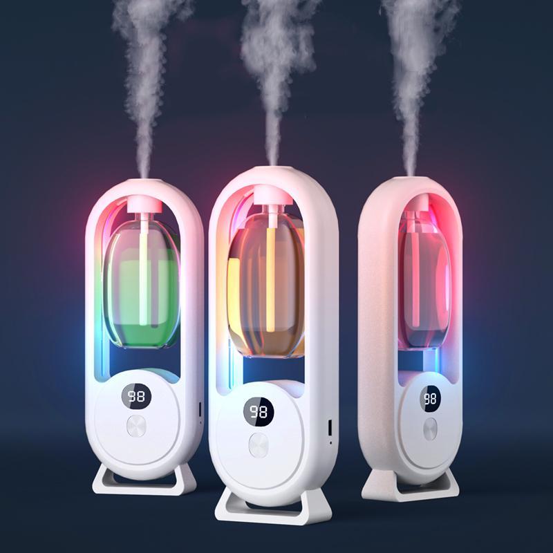 Gardenia Essential Oil Diffuser, 1 Count USB-Powered Essential Oil Diffuser with Atmosphere Light, Home Fragrance for Living Room, Bedroom and Office