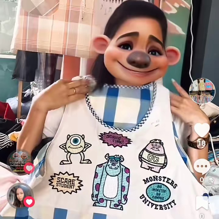 ผ้ากันเปื้อนญี่ปุ่นมือสอง