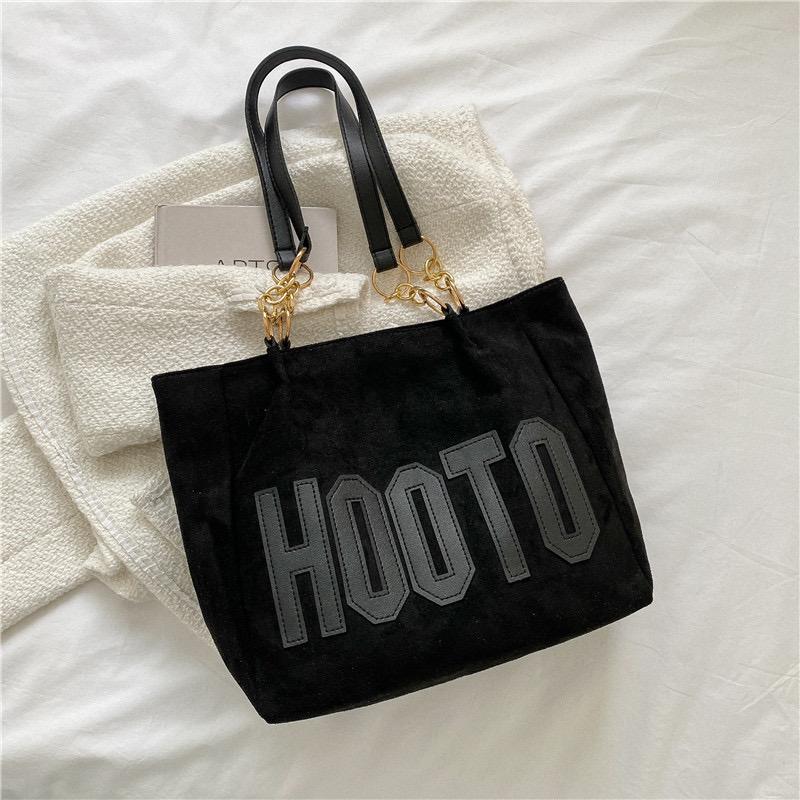 Mumu 3059 Japanese Woman Tote Bag With Zipper Large Capacity Chain Shoulder Bags For Women