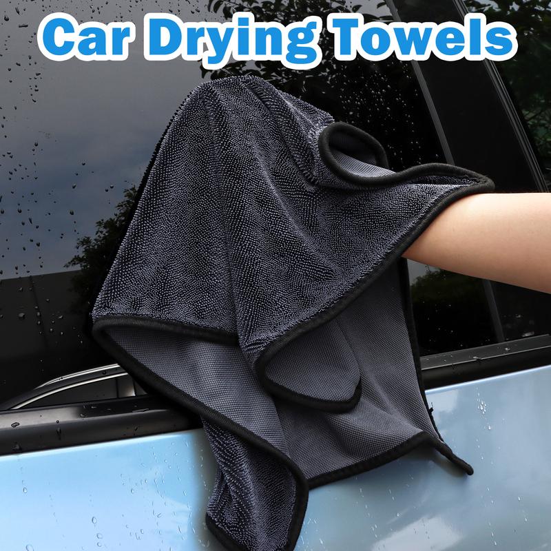 1 Count Shiny Wipes Shower Cleaning Cloths, Gray Streak Free Microfiber Bath Shower Towel, Super Absorbent Reusable Cleaning Cloths for Car and Home