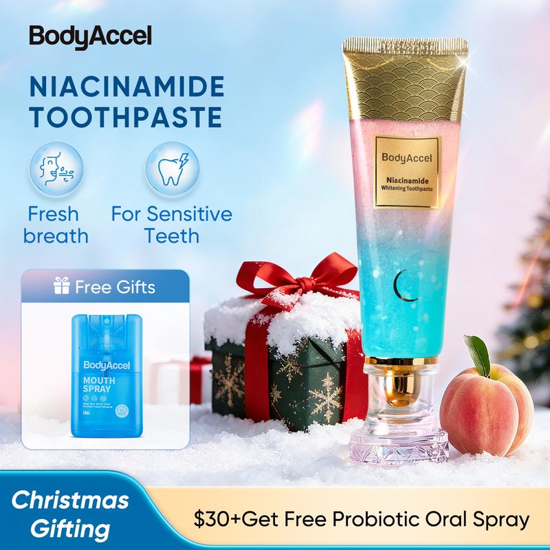 【BodyAccel】【Triple Whitening】Niacinamide Whitening Toothpaste-Max