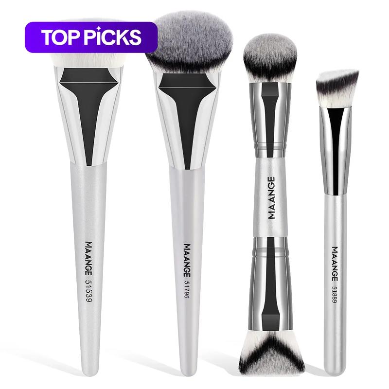 MAANGE Makeup Brush Set, 4/17 Counts/set Face Makeup Brush with Soft Bristles, Soft Makeup Brushes, Cosmetic Brushes, Kabuki Brush, Eye Brushes, Professional Makeup Products for Women & Girls, Makeup Brushes Kits #GLOBAL PICKS