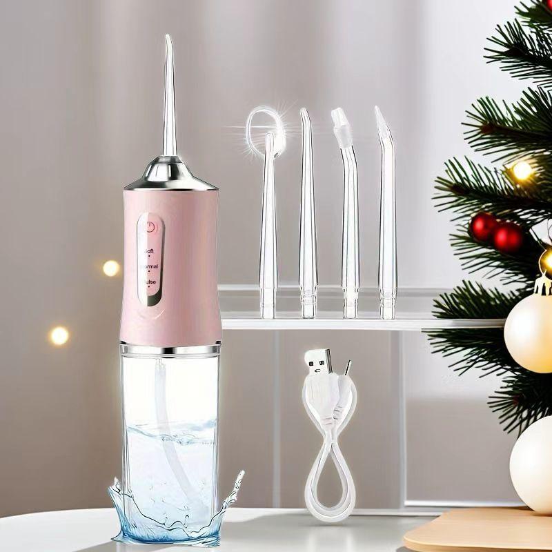 Portable Oral Irrigator, Cordless Water Flosser, 1 Box Rechargeable Electric Water Flosser, Dental Cleaner & Accessories, Household Oral Care Tool for Home & Travel