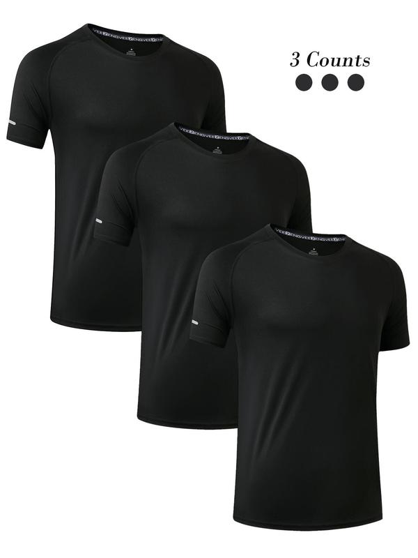 Men's Sporty Loose-Fit Short Sleeve Tee, Athletic Shirt, Athletic Style Activewear, athletic workout clothing, Gym Athletic Clothes, gym apparel, sportswear top, Breathable Quick-Dry Fabric, Ideal for Gym Running & Outdoor Activities, All-Season Wear