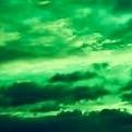 green sky