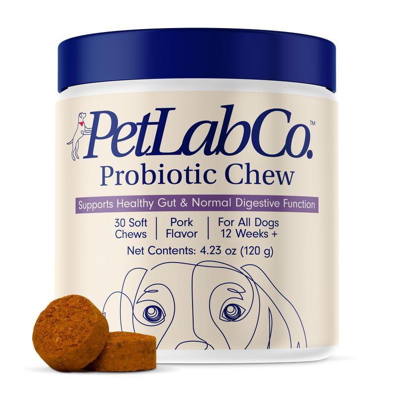 PetLab Co. Probiotics for Dogs Soft Chews for Seasonal Allergies, Gut, and Digestive Health. Vet-Reviewed, Premium-Quality Ingredients - Supplements