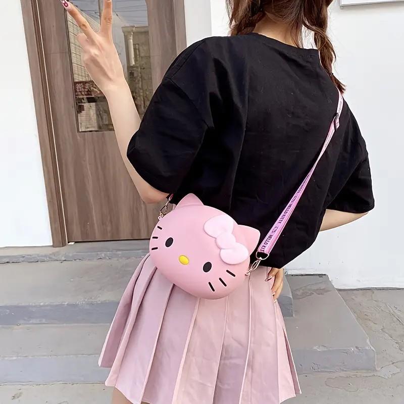 【FaddishDeal】Cute cartoon cross bag Shoulder bag, adjustable KT purse, birthday gift accessories,cute backpack Springtok.excellent gifts for Christmas and new year，Must-buy on Black Friday