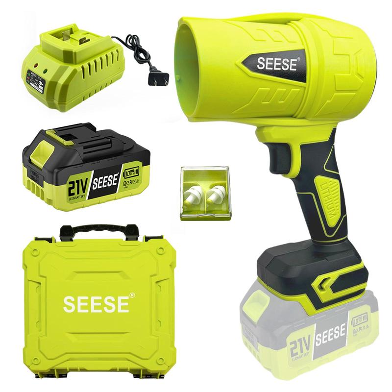 【FathersDayGift】SEESE Cordless Leaf Blower Violent TurboFan,BrushlessPure Copper Motor Jet Fan With Battery,CordlessTurbo Super Power Air Duster, Car Drying after Wash, SnowRemoval