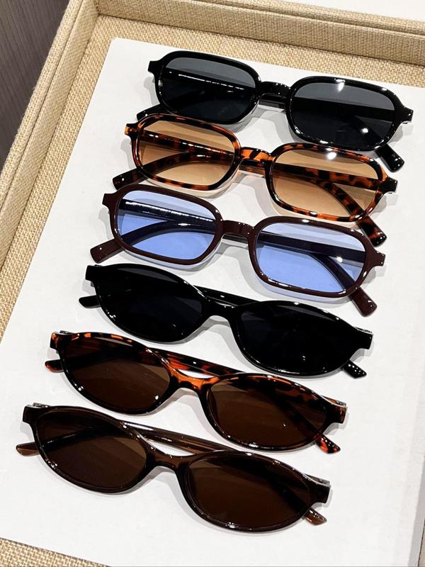6 Pairs Retro Small Frame Classic Sunglasses for Men and Women, Vintage Sun Glasses, Stylish Travel Sunglasses for Everyday, Versatile UV Protection Glasses