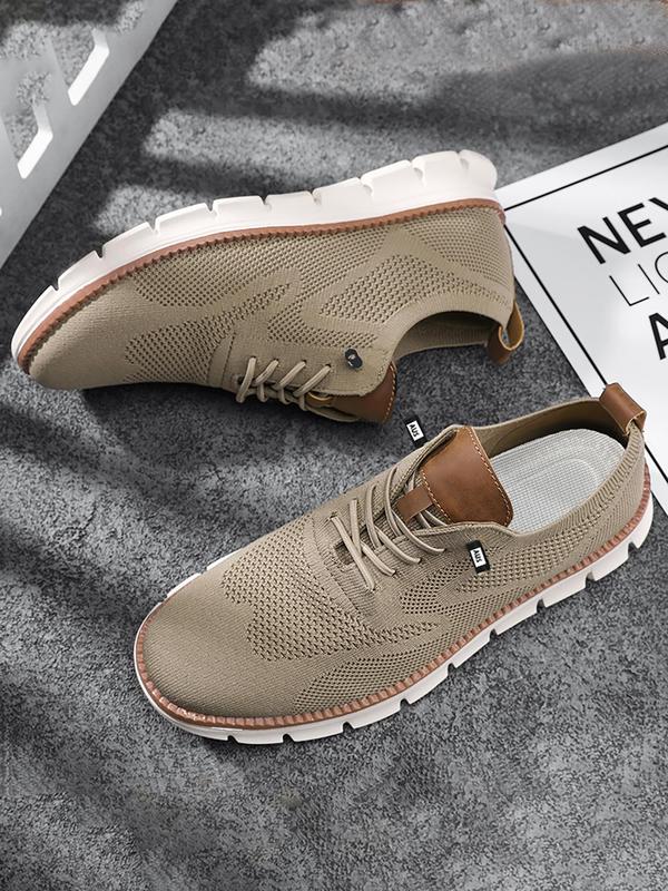 Men's Business Low Top Minimalist Sneakers, Casual Breathable Comfortable Formal Shoes, Fashionable Lightweight Shoes for Daily Wear