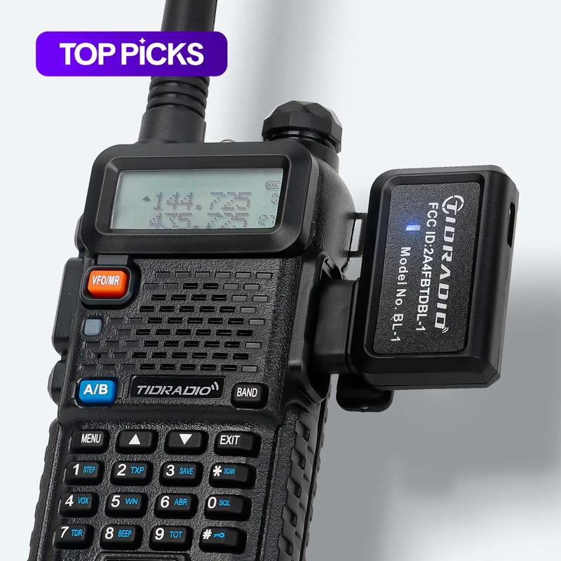 TIDRADIO Wireless Portable Programmer for Walkie-talkie, Replacement Programming Cable, Phone APP One-key Programming, Searching for Nearby Repeaters for Most Models of Walkie-talkies, Local Repeater Search, Wide Compatibility, Wireless Convenience Device