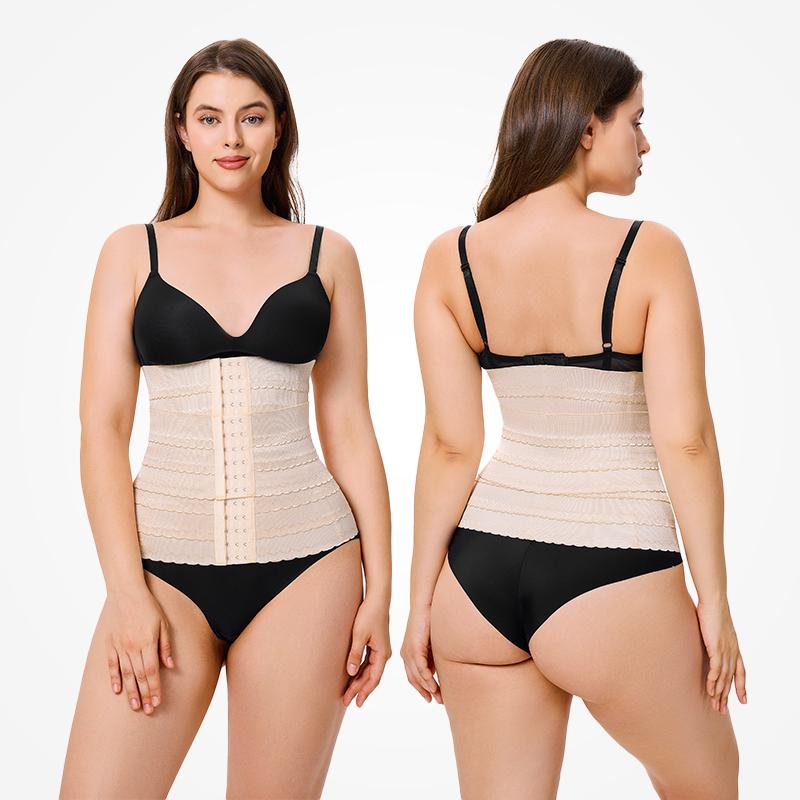 Nebility Women's Waist Cincher Belt - Adjustable Tummy Control Body Shaper, High Elasticity Abdominal Binder, Comfortable Basic  Womenswear Compression Minimalist
