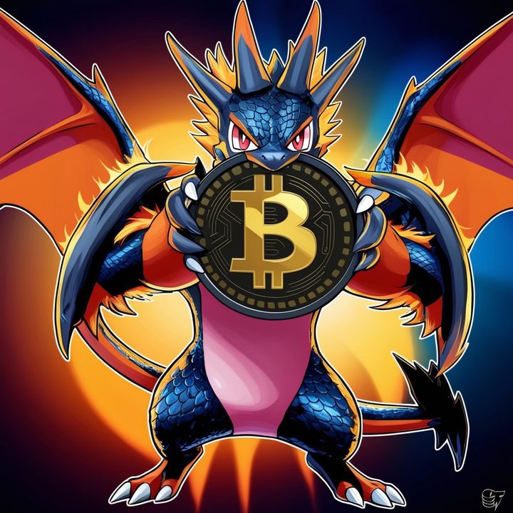 Black bitcoin TCG