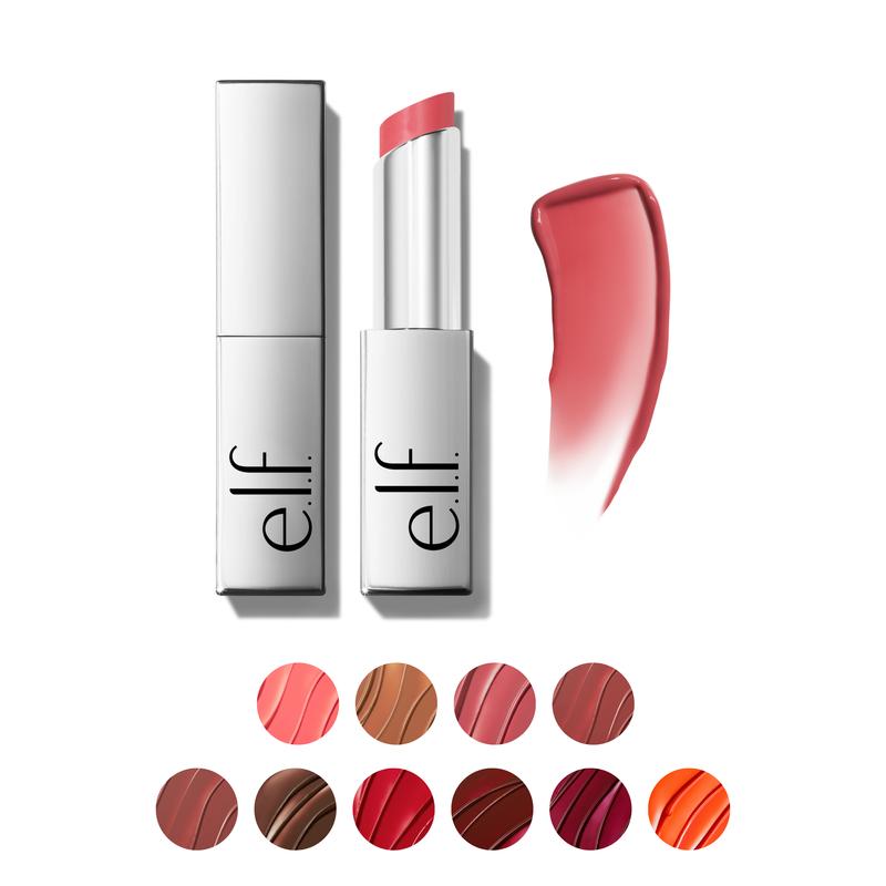 e.l.f. Glow Reviver Lip Oil Stick, Nourishing Lip Oil Stick Infused with Squalane Shea Butter & Jojoba Oil for Buildable Color & Soft Shine 3.3mL