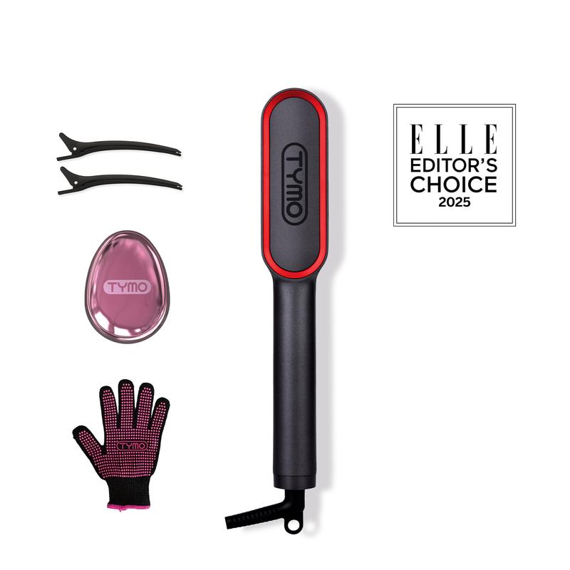 TYMO FLIPRO or RING PLUS 2-in-1 Hair Straightener Comb & Styling Tool — Multifunctional Straightening Brush, Ceramic Coating, Fast Heat-Up, Comfort Multi-Function Hair Styling Tool, Gift Box Ready Styler