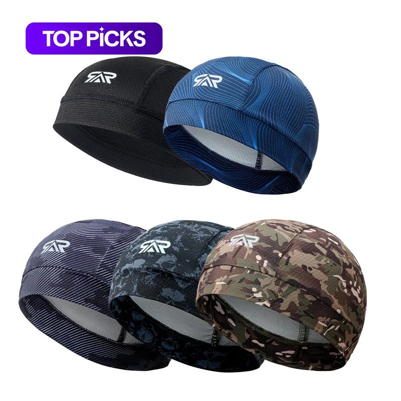 SHINEMEOTH Sports Cap, 2Counts/set Sweat-absorbing and Breathable Sports Cap, Essential for Internet Professionals, Cycling Helmet Inner Hat, Cycling Accessories #GLOBAL PICKS