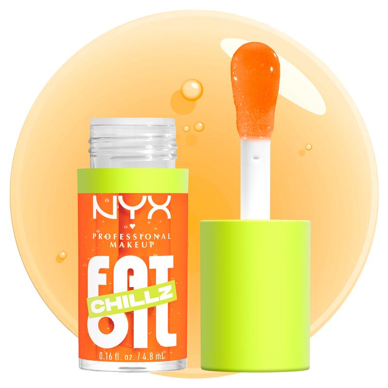NYX Professional Makeup Fat Oil Lip Drip, Moisturizing, Shiny and Vegan Tinted Lip Gloss