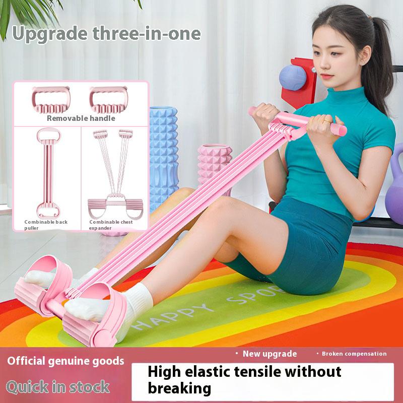 2026 latest pedal resistance device, detachable and adjustable pedal resistance device Multifunction Pedal Resistance Band, Elastic Pull Rope Fitness, Full-Body Workout at Home Gym, Exercise Sit-up, Yoga, Abdominal Training,puller