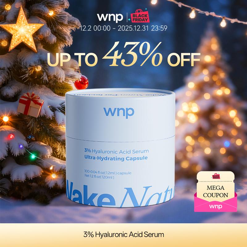 [WNP Official] Ultra-Hydrating Serum – Vegan | 4D Hyaluronic Acid Tubes × 100 | Hydrating | 3% Hyaluronic Acid for Glass Skin | Single-Use Vials | Comforting Hyaluronic Acid Skincare