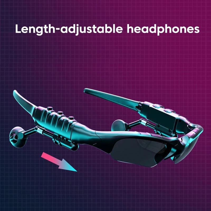 Smart Sport Sunglasses 5.0: Enhanced UV Protection, Wireless Bluetooth Handsfree Handset