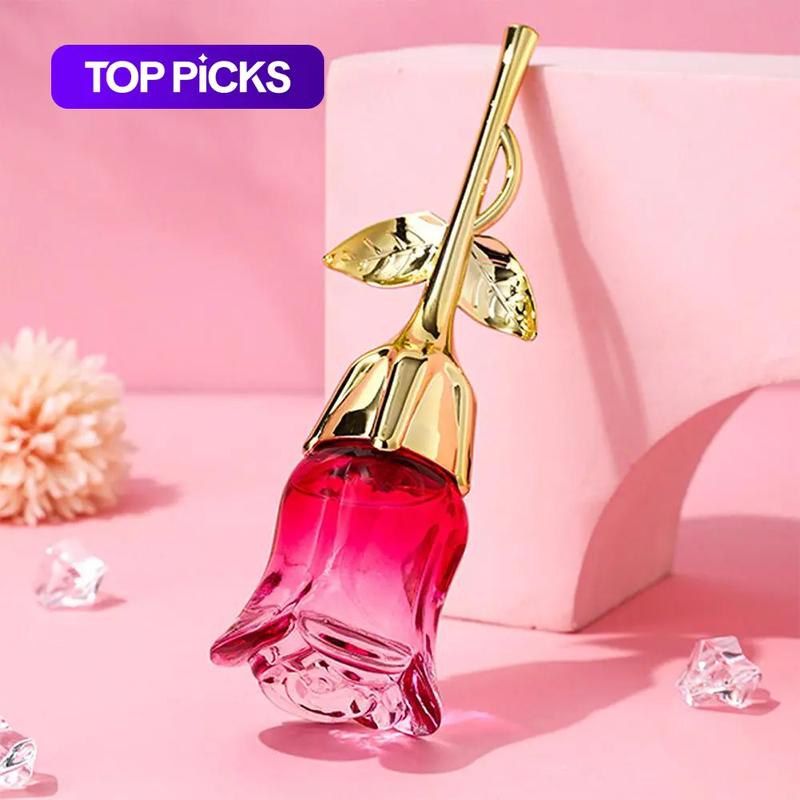 Women's Rose Pattern Perfume, Elegant Fragrance for Daily Life, Fashion Perfume For Party, Fragrance Scent Blend, Floral Eau Perfume, Floral Scents Perfume #GLOBAL PICKS