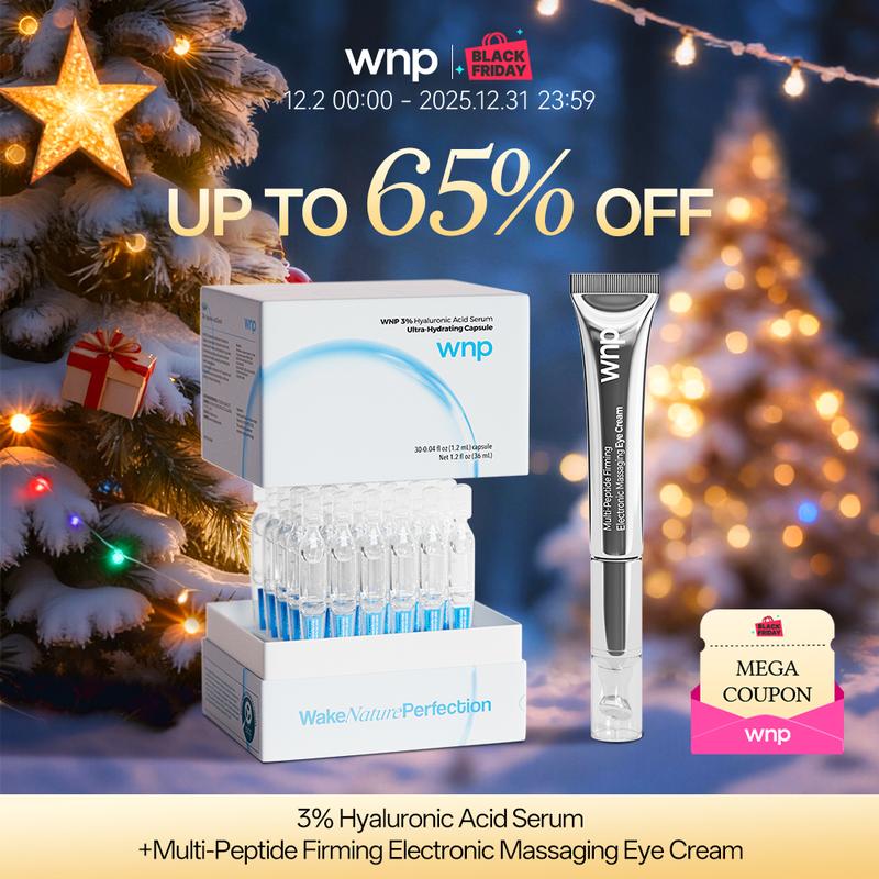 [WNP Official] Futura Tech Skin Set – Vegan | 3% Hyaluronic Acid Serum, Massaging Eye Cream & Hydrating Moisturizer for Comforting Skincare