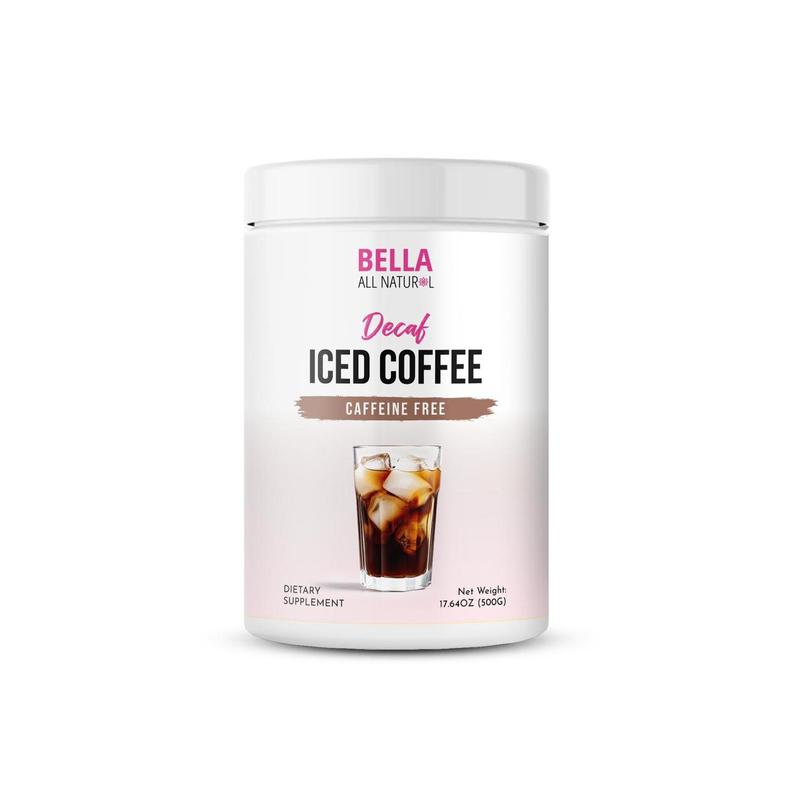 Bella All Natural Decaf Iced Coffee, 500g - Caffeine Free