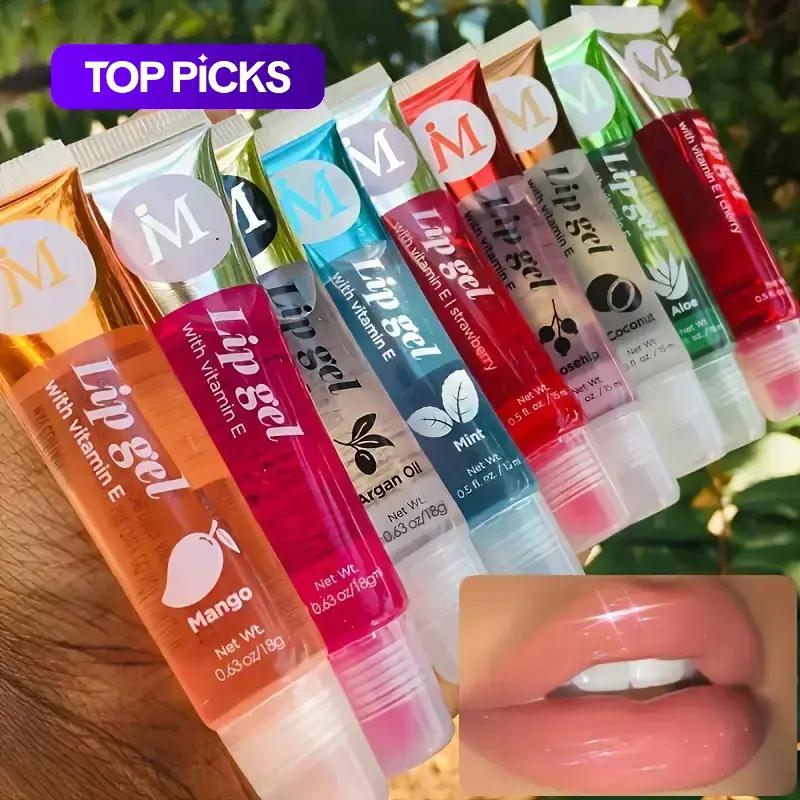 Moisturizing Clear Lip Gloss, Makeup, 6 Counts/set Hydrating Glossy Lip Oil Set, Coconut-Flavored Lip Care Gift for Women & Girls, Moisturize Lip Stain, Moisturizing Lip Glaze Cosmetic, Moisturizer #GLOBAL PICKS