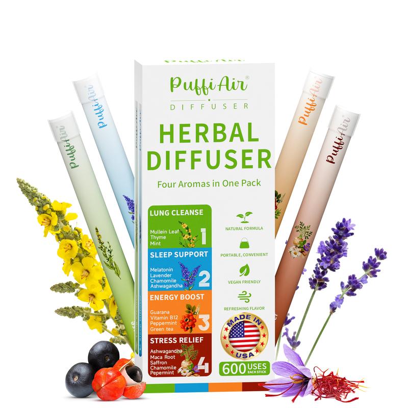 -PuffiAir- Pure Herbal Diffuser for Natural Health Support