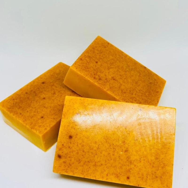 Turmeric Serum & Kojic Acid Soap Skincare Set, Daily Skin Cleanser Soap Kit for Acne-prone Skin, Turmeric Improves The Look Of Acne Scars with Soap Saver Bags