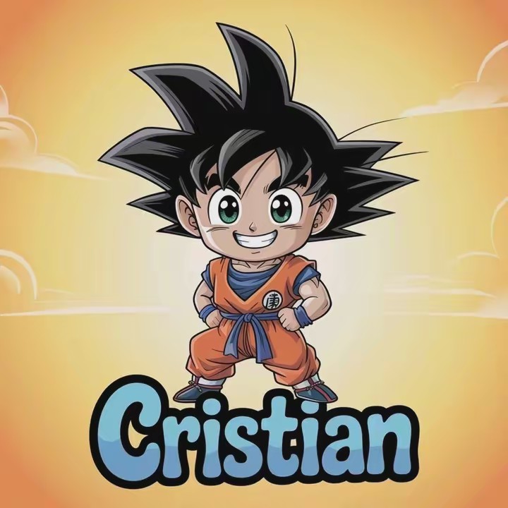 Cristian gerardo son goku