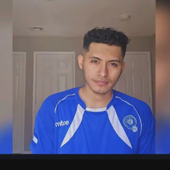 la azul y blanco