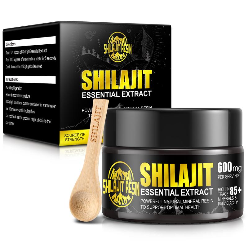 Boysea Shilajit Pure Himalayan Organic Shilajit Resin Natural Shilajit Resin with 85+ Trace Minerals, 50 Grams