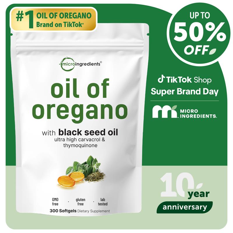 Micro Ingredients Oregano Oil with Black Seed Oil