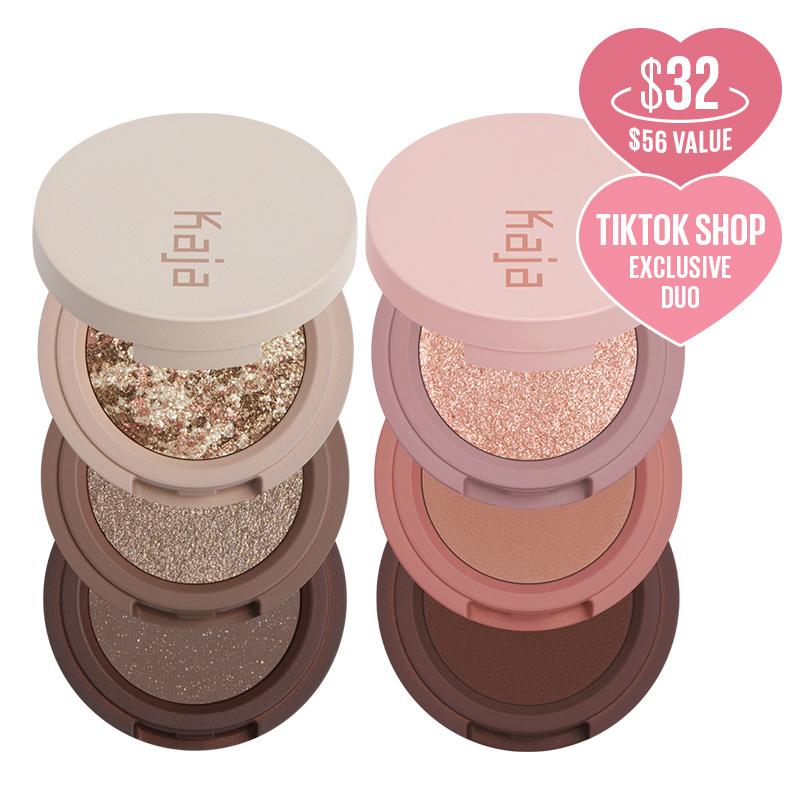 Kaja 3-in-1 Eyeshadow Stack - Beauty Bento - Perfect Eye Color Match , Single & Duo Options