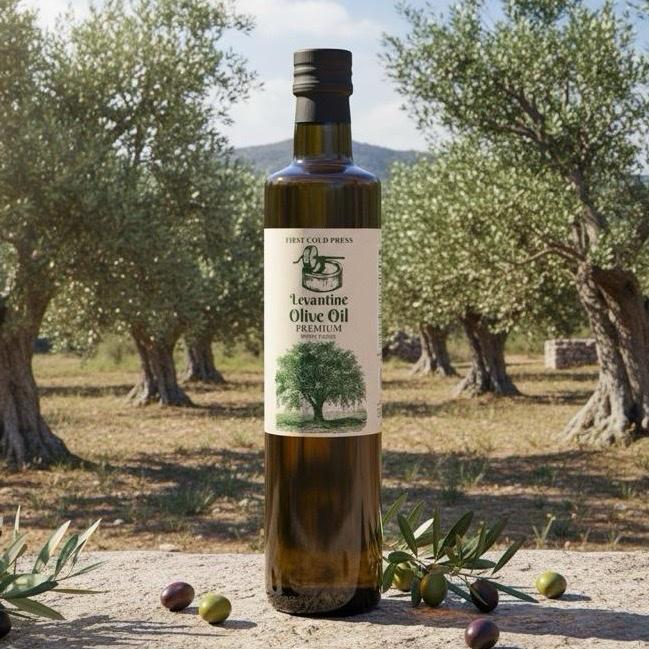 Levantine Traditional Extra Virgin Olive Oil Premium Natural