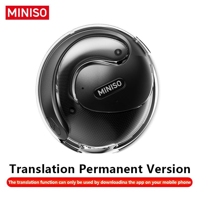 MINISO X15 Pro Wireless Translation Earbuds, BT 5.4 OWS Waterproof Sports Earphones, Supports Translation in 135 Languages, Music and Call Wireless Noise Cancelling Noise-Reduction Noise Cancellation Headphones Lightweight Headset #GLOBAL PICKS
