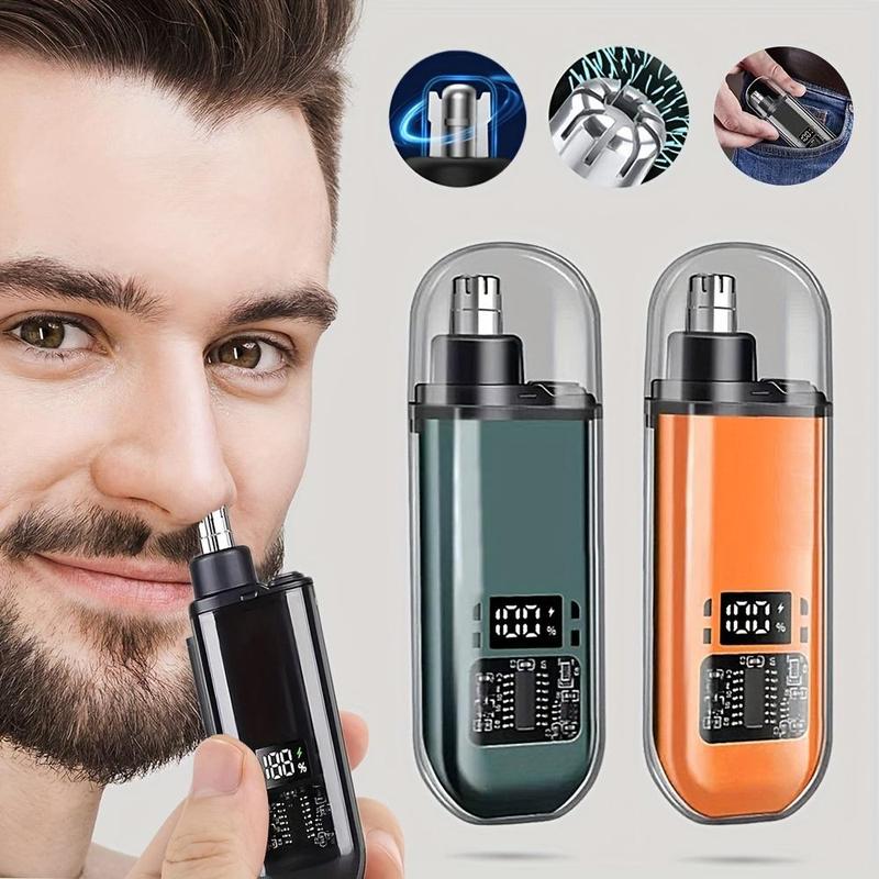 Portable Electric Nose Hair Trimmer, Rechargeable Nose Hair Shaver, Nose Hair Trimming Tool, Nose Hair Clipper, Personal Care Appliances for Men, High Quality Trimmer, Cordless Rechargeable Trimmer #GLOBAL PICKS