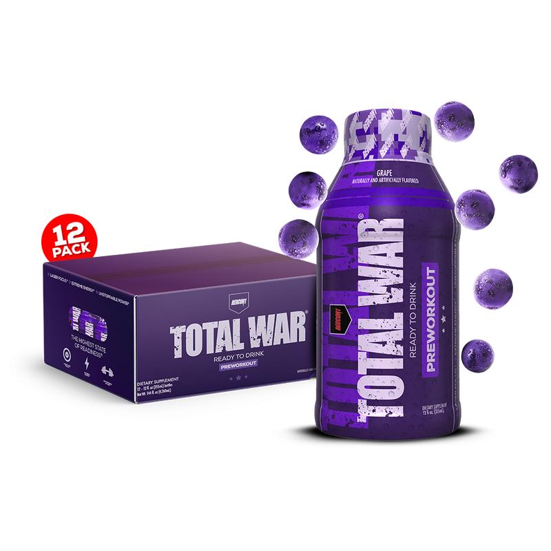 TOTAL WAR Ready To Drink Preworkout [12 Pack]