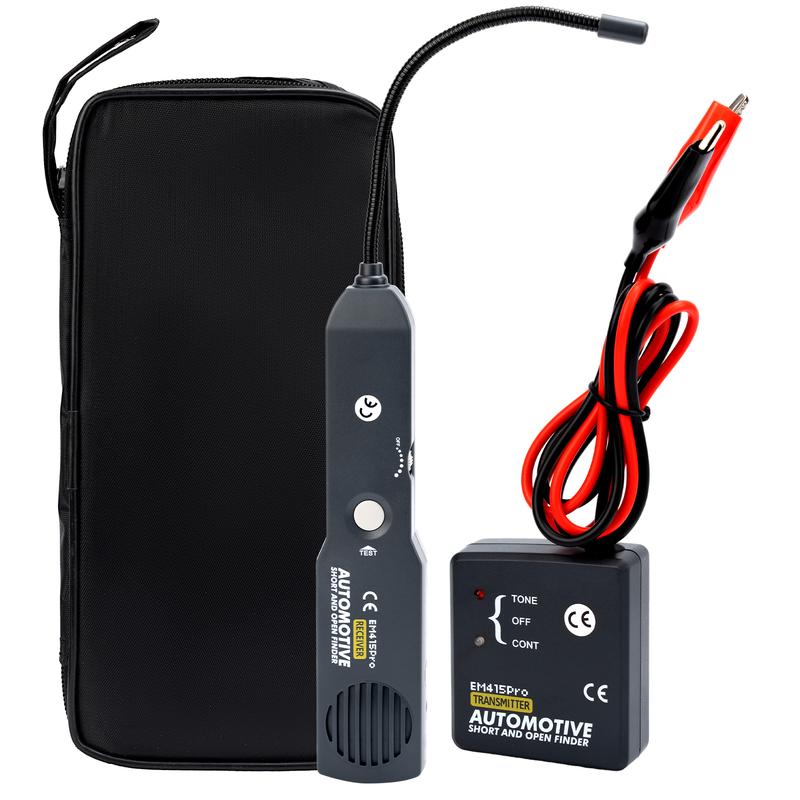 em415Pro broken wire detector tool Automotive car electrical open and short circuit finder tester,Precise line finder for home wall line finding,Wire Repair,tone generator cable line breaker fault finder