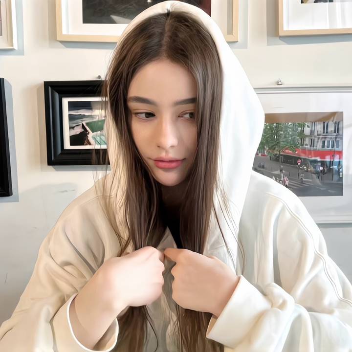 Vicky beat the mouse 💓