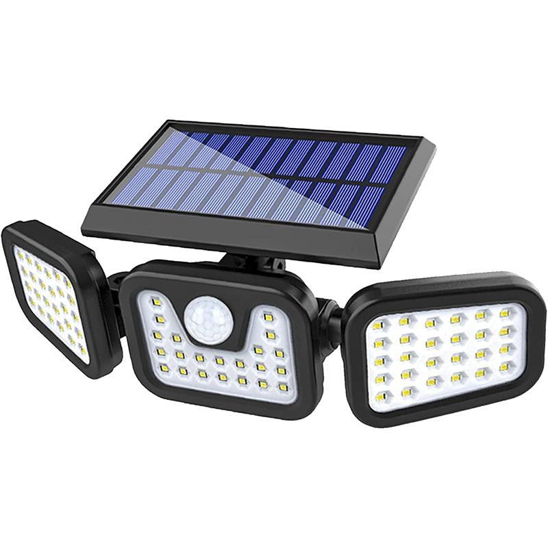 Solar Outdoor Wall Light with Motion Sensor, Durable Waterproof Light, Waterproof Wall Mounted LED Light with 3 Lighting Modes, Solar Garden Light, Garden Decor Lights