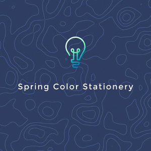Spring Color Stationery
