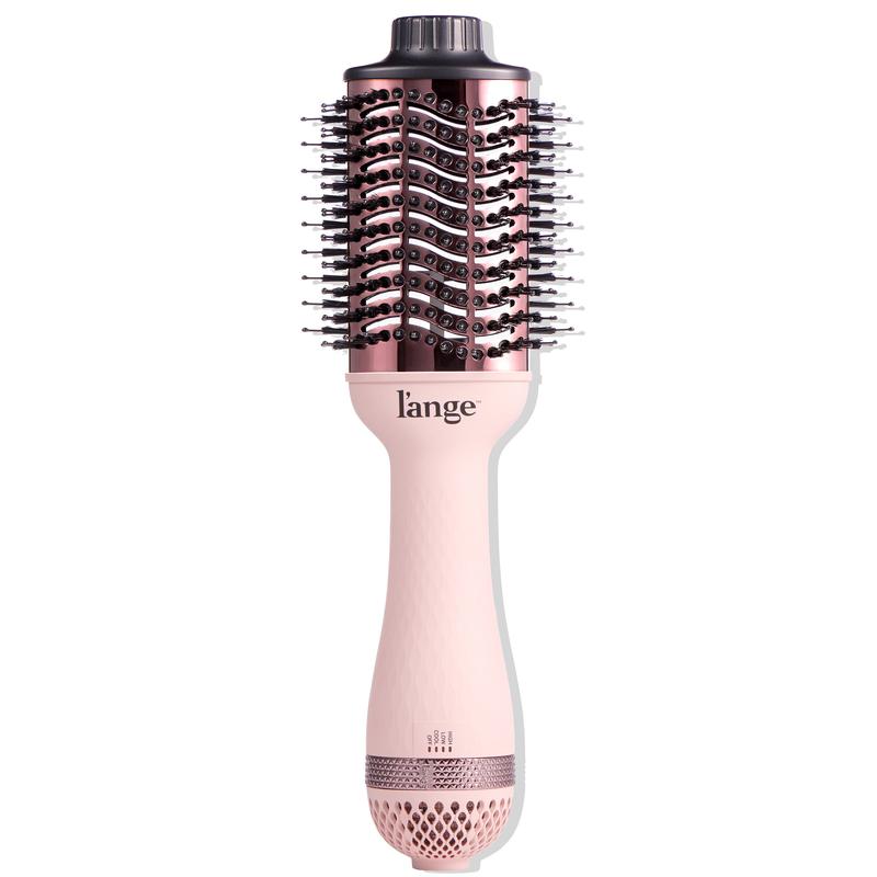 L'ANGE HAIR - Le Volume 2-in-1 Titanium Blow Dryer Brush | Frizz Control Blowout Hair Dryer Brush For Drying And Straightening | Volumizing Hot Air Styler For All Hairstyles, Storage, Multifunctional Hair Dryer, Handle