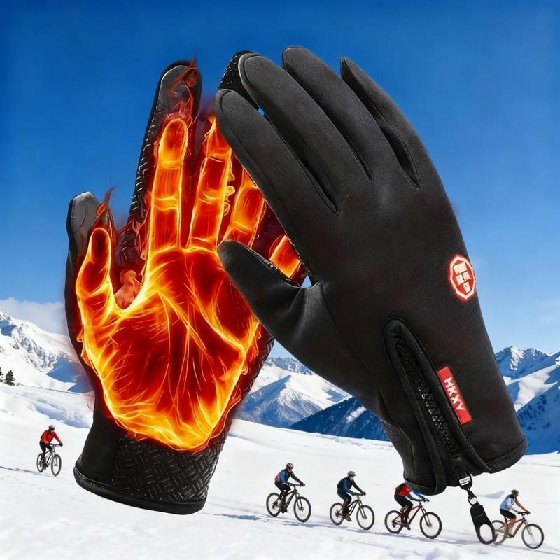Winter warm gloves, outdoor cycling gloves, windproof touchscreen fishing gloves, winter travel sports gloves, suitable for sports, travel, outdoor work, fishing, and other occasions, suitable for both men and women.