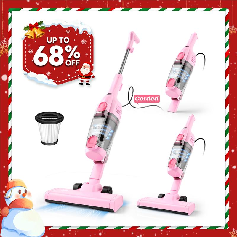[DealsForYouDays] INSE R6X Corded Stick Vacuum, 15KPa Suction with 600W Motor, Ultra-Lightweight Bagless Upright Vacuum with Handheld for Home Hard Floor Hardwood Floor Pet Hair Car Cleaning home cleaning tools home appliances pet lovers