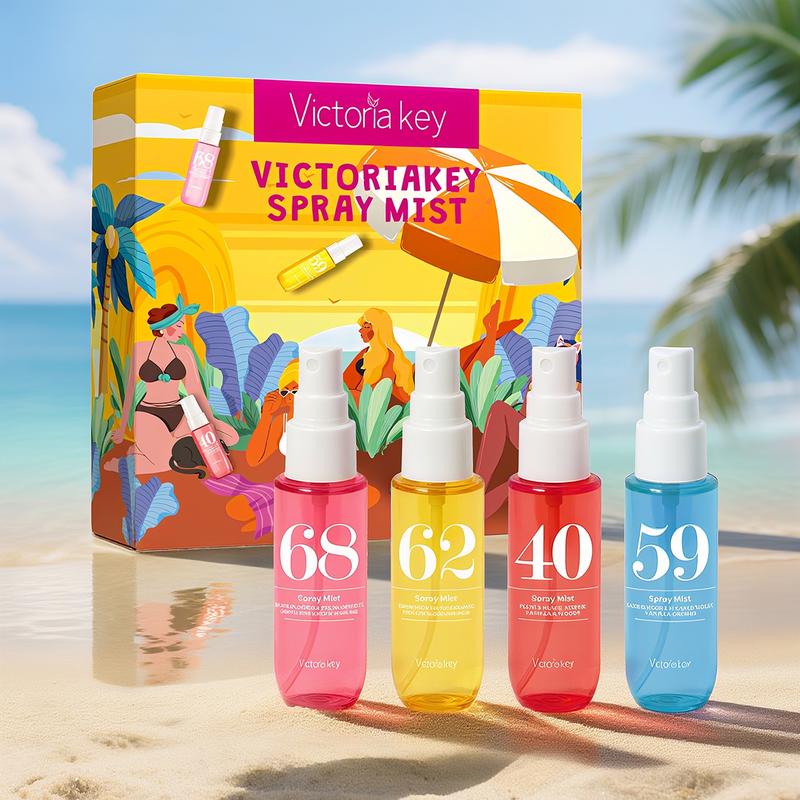 Women's Floral Fruity Perfume Set, Long-Lasting Scent, 4-Pack and 5-Pack, Perfect for Daily Use and Gifts, Recyclable, Floral Scents Perfume #GLOBAL PICKS