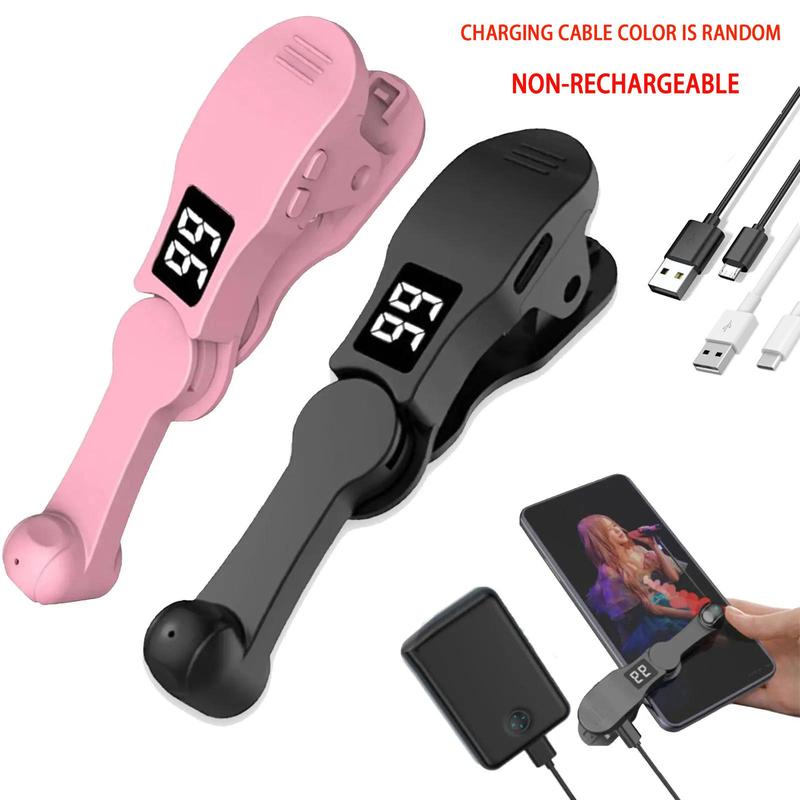 Smart Automatic Screen Clicker Device, Portable USB-Powered Finger-Simulating Continuous Clicker Button with Adjustable Speed for Smartphone Games, Live Likes and Reward Tasks