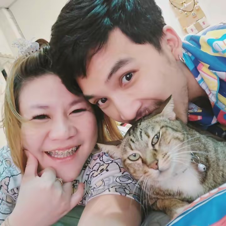 แมวชื่อพี่อ้วน รักป๊าคนเดียว