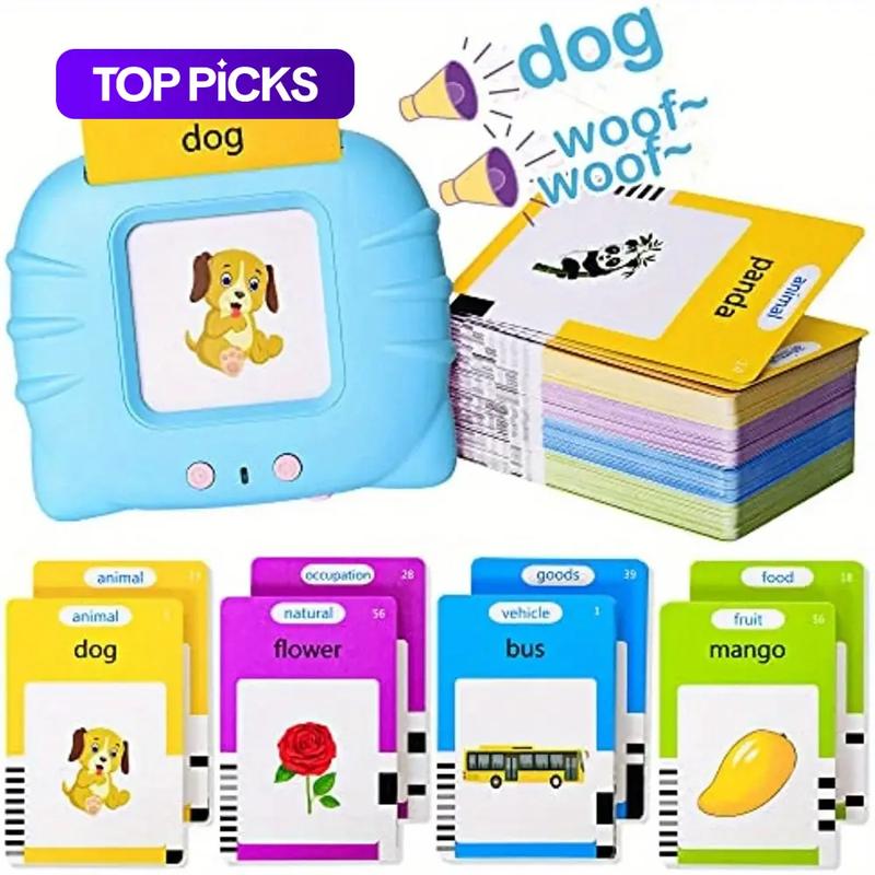 Early Education Toys for Kids, Words Card Reading Learning Machine, Children's Early Education Learning Machine, 1 Set Learning Machine, Preschool Educational Toys